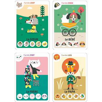 Jeu de 7 Familles des Animaux Auzou