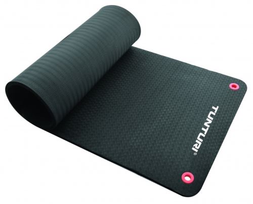 Tunturi tapis de fitness pro antidérapant 140 cm noir