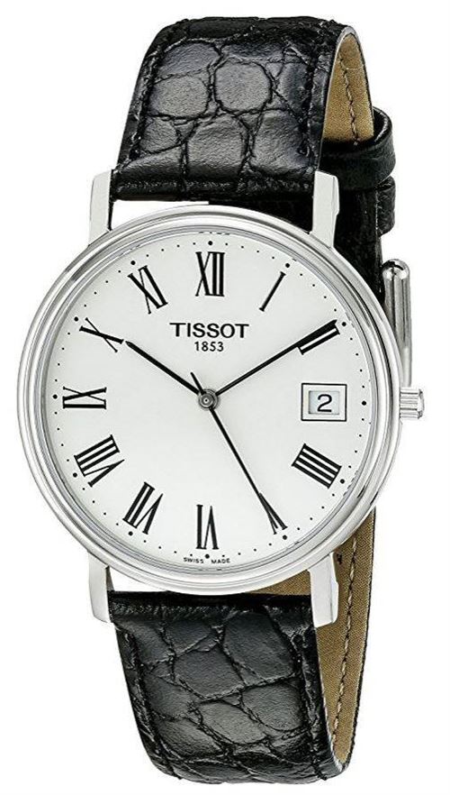 Montre Cuir Bracelet À T52142113 Homme Noir Desire Tissot J5FuTlK31c