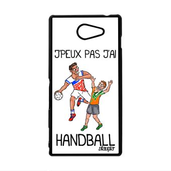 Téléchargement gratuit Images Coque Pour Sony Xperia M2 J Peux Pas J Ai Handball Humour Portable dernière salutations