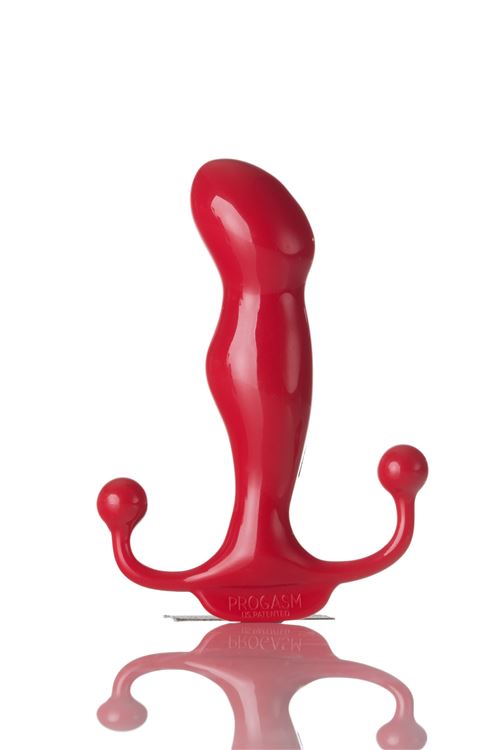 ANEROS Progasm Ice - Plug Stimulateur de Prostate & du Périnée, Sextoy pour Utilisateurs Expérimentés en Plastique Hypoallergénique, Rouge