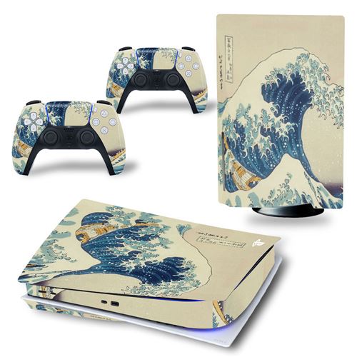 Non Communiqué Multicolore Autocollant Stickers De Protection Pour Console Sony Ps5 Edition Standard - (Tn-Ps5digital-6646) - Image 1