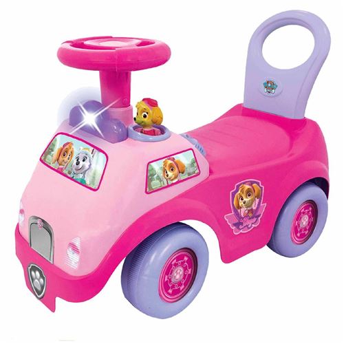 Kiddieland Voiture à roulettes Paw Patrol Skye & Everest Rose 055079