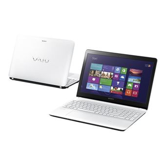 Portable Sony SVF1521B6EW.AE1 15,6" blanc - 1