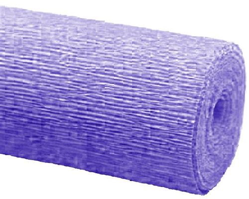 Crépon Parme en rouleau 0,5 x 2,5 m