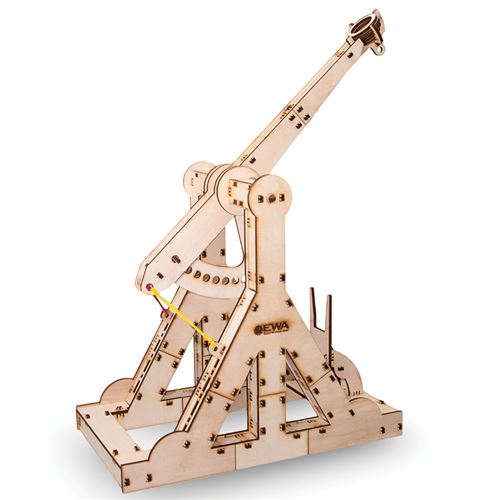 Eco-Wood-Art Kit de maquette 94 pcs Bois Trébuchet