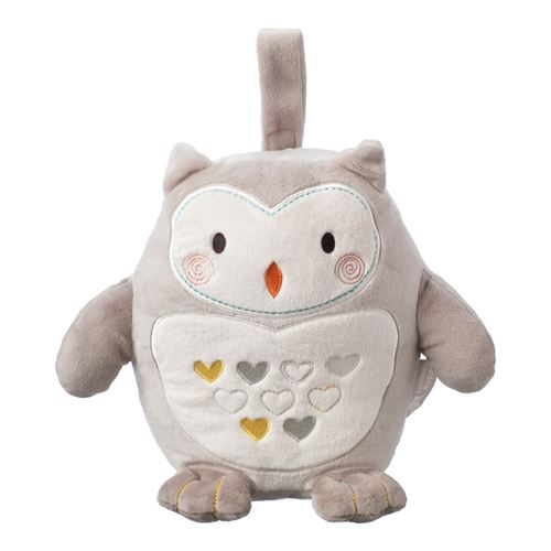 Peluche veilleuse rechargeable USB - OLLIE LA CHOUETTE Tommee Tippee Gris foncé