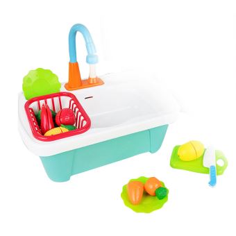 Outils Atelier 2 en 1 Cuisine Jouets Multi fonction Toddler Toy  Lave-vaisselle électrique avec eau courante Faire semblant de jouer un rôle  pour les