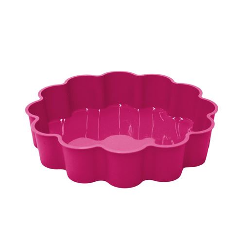 Lily cook kp5229 moule à gâteau pour faire de part en forme de coeur silicone rose/bleu/vert 24 x 24 x 5 cm