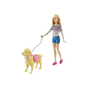 Playset Barbie Balade du chien Poupee Achat prix fnac