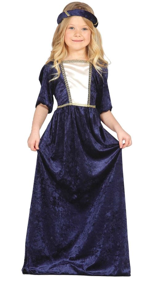 Déguisement 7-9 ans Dame Médiévale