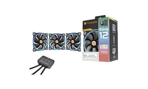 THERMALTAKE Ventilateur pour boîtier PC Thermaltake 3x Riing 12 LED RGB