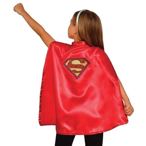cape + serre-tête supergirl enfant - Coloris : JauneI-G31979