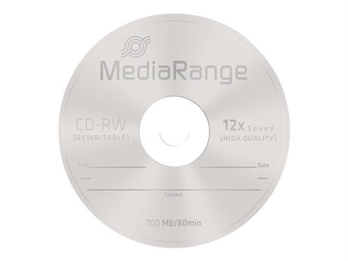 MediaRange - 10 x CD-RW - 700 Mo (80 min) 12x - spindle