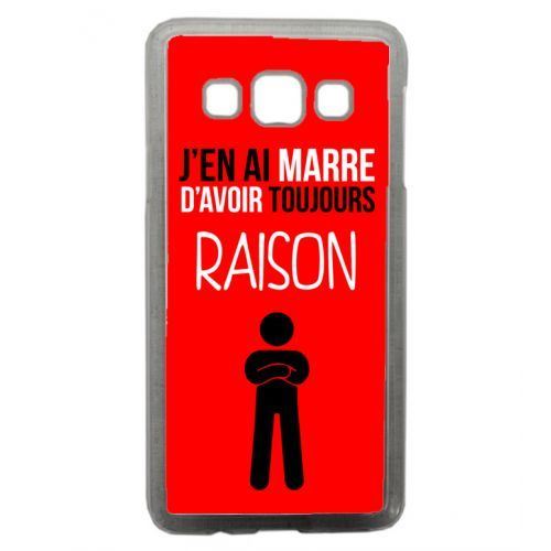 Coque transparente galaxy a7 j en ai marre d avoir toujours raison 7