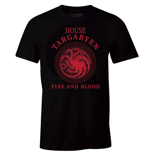 T-shirt Game Of Thrones - House Targaryen - Noir - XL