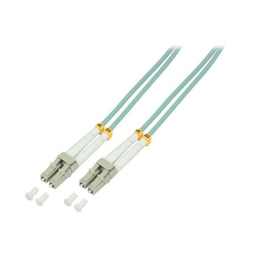 LogiLink Cordon de raccordement LC multi-mode (M) pour LC multi-mode (M) 50 m fibre optique 50 - 125 microns OM3 sans halogène…