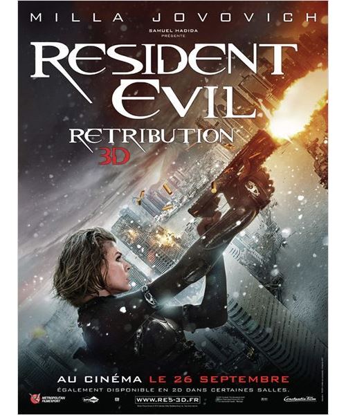 Resident Evil: Retribution AFFICHE CINEMA ORIGINALE