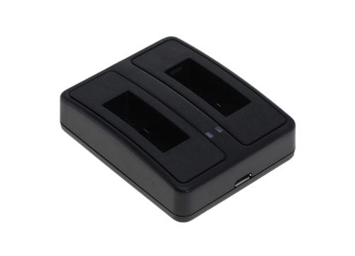 Chargeur de Batterie Double OTB - GoPro Hero7, Hero6, Hero5, Hero (2018) - Noir