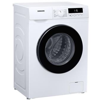 Samsung WW70T303MBW - Machine à laver - largeur : 59.5 cm - profondeur : 49.8 cm - hauteur : 85 cm - chargement frontal - 7 kg - 1400 tours/min - blanc avec porte noire