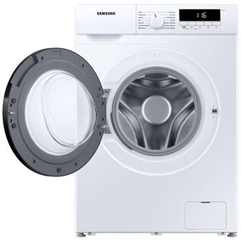 Samsung WW70T303MBW - Machine à laver - largeur : 59.5 cm - profondeur : 49.8 cm - hauteur : 85 cm - chargement frontal - 7 kg - 1400 tours/min - blanc avec porte noire