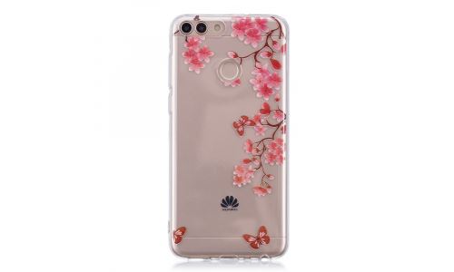 Coque souple motif fleurs pour Huawei P-Smart