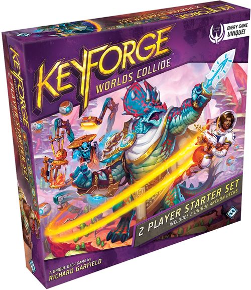 Fantasy Flight jeu KeyForgede cartes - Worlds Collide starter set