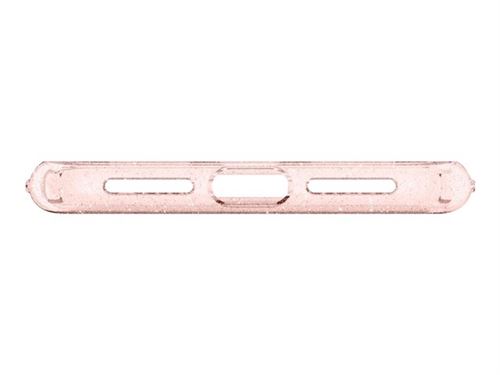 Spigen Liquid Crystal Glitter - Achterzijde behuizing voor mobiele telefoon - thermoplastic polyurethaan (TPU) - rozenkwarts - voor Apple iPhone XS Max