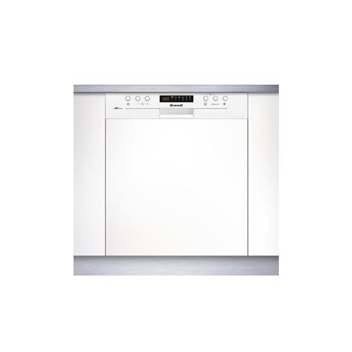 Brandt Vh15w - Lave Vaisselle Encastrable - 13 Couverts - Silencieux 44 Db - A++ - Larg 60 Cm - Bandeau Blanc