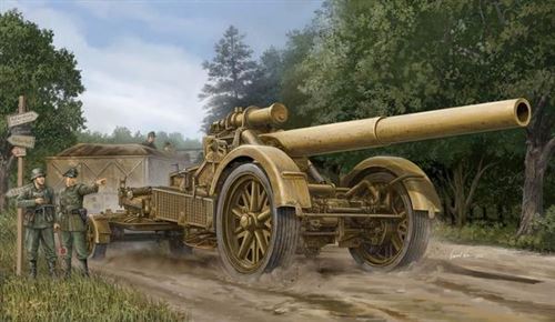 Maquette Trumpeter ALLEMAND 21CM MORSER 18- 1/35 - Maquette militaire