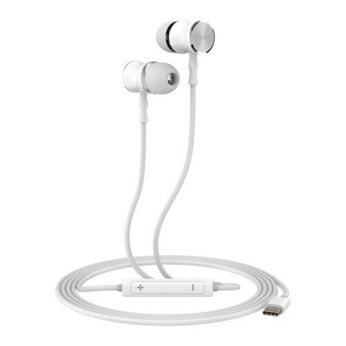 Casque bouton Small C USB-C Blanc