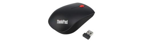 Lenovo ThinkPad Essential Wireless Mouse - Souris - laser - 5 boutons - sans fil - 2.4 GHz - récepteur sans fil USB