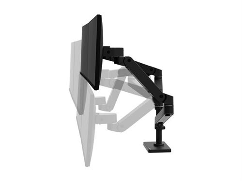 Ergotron - LX Pro - Bras d'empilage double pour 2 écrans - Aluminium - Noir - Jusqu'à 27 pouces - Image 3