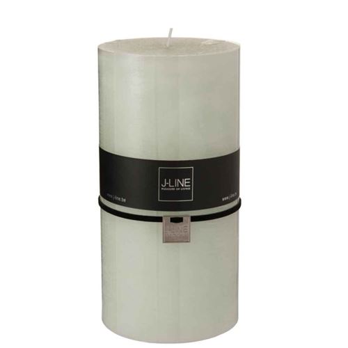Generique Vert Bougie Cylindrique Déco "Junina" 20Cm Poudré - Image 3