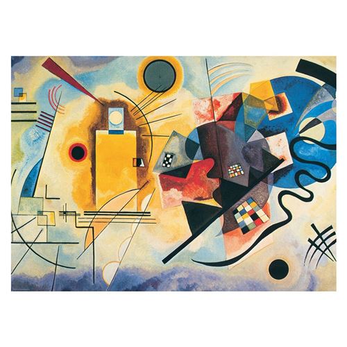 Puzzle Eurographics - Vassily Kandinsky : Jaune, Ré, Bleu, 1000 pièces