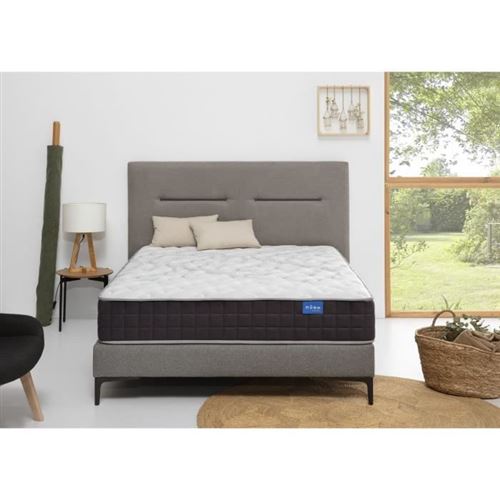 FELIX Ensemble Matelas 140x190 cm + Sommier + Pieds - 25 cm