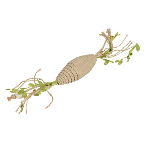 Meilleurs prix pour Jouet pour Chat Ovale & Ficelles 26cm Naturel