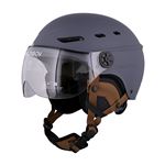 T'nB - Casque de protection avec visière et cache-oreilles détachables, Taille M - Bleu marine