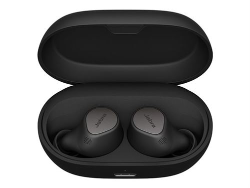 Jabra Elite 7 Pro - Écouteurs sans fil avec micro - intra-auriculaire - Bluetooth - Suppresseur de bruit actif - isolation acoustique - noir titane