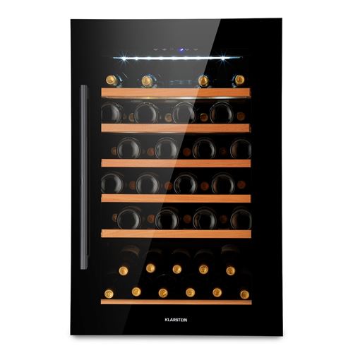 Klarstein Vinsider 52 Built-in Uno Frigorifero Per Vini Da Incasso, 52 Bottiglie, 137 Litri, Acciaio Inox