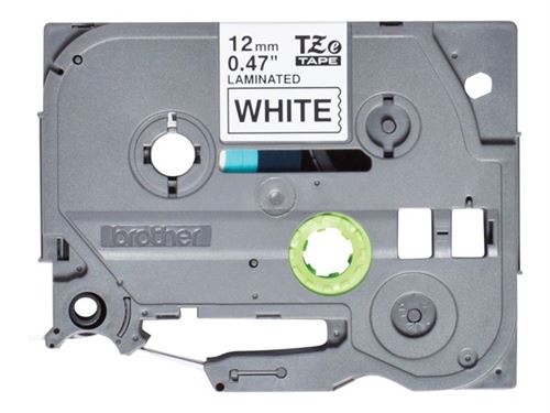 Brother TZE231S Ruban cassette 12 mm x 4 m Blanc / Noir 1 rouleau