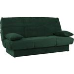 Banquette clic-clac 3 places CONFORTEAM CLEM velours vert 190 cm