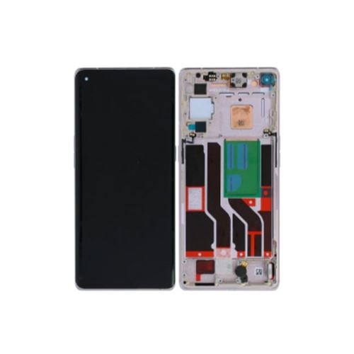 Original Ecran LCD et Vitre Tactile Argent Galactique Avec Chassis pour OPPO Find X3 Neo 4906178