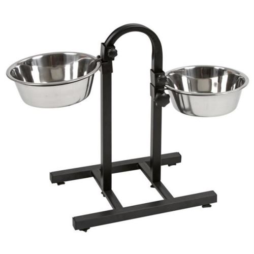 Comparer les prix de KERBL Bar alimentation avec écuelles pour chien 2 2800ml