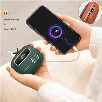 Mini chauffe-mains Power Bank avec chauffe-mains rechargeable