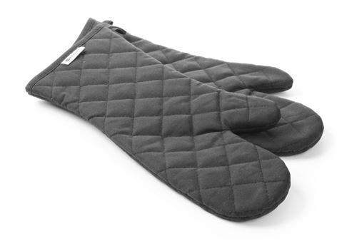 Moufles anti chaleur en coton ignifuge   2 pièces (L)380 mm   Hendi