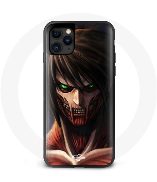 Coque Iphone 13 Pro Eren Yeager Attack on Titan Anime Manga Maniacase