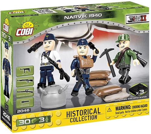 Cobi 2046 - Soldats Narvik 1940 (Jeu de Construction)