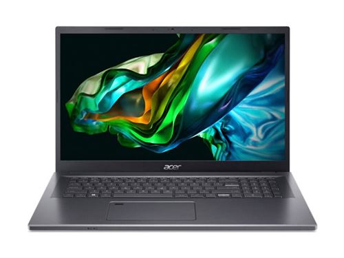 Acer Aspire 5 17 A517-58GM - Intel Core i5 - 1335U / jusqu'à 4.6 GHz - Win 11 Pro - GF RTX 2050 - 16 Go RAM - 512 Go SSD - 17.3" IPS 1920 x 1080 (Full HD) - Gigabit Ethernet - Wi-Fi 6E - gris acier - clavier : Intl US