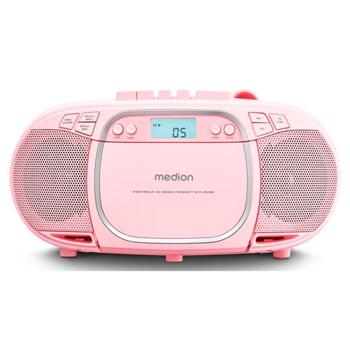 MEDION LIFE E66476 Lecteur de cassette portable 1 platine(s) Rose